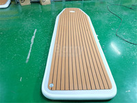 Plateforme flottante gonflable en plastique DWF pour la natation, la pêche, le camping, ponton, ponton flottant, ponton de baignade, ponton gonflable à vendre