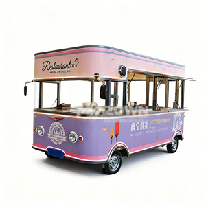 Camion de restauration mobile, camion de restauration multifonctionnel, haute qualité, proposant des plats frits et des desserts. - Product Image 1