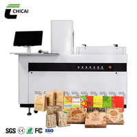 Machine d'impression numérique UV à passage unique pour boîtes à pizza en carton ondulé, supports de gobelets en papier, équipement d'impression sur papier écologique
