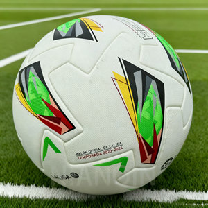 Logotipo personalizado Venta caliente de alta calidad Fútbol ligero Ventas directas de fábrica, Size5 Fútbol Adhesivo de fusión en caliente PU - Product Image 1