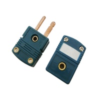 Mini connecteurs de thermocouple RS mâles femelles à broches plates rondes standard
