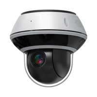 Caméra IP Dôme PTZ 4K 8MP Conforme NDAA avec Détection de Corps Humains et de Véhicules, Antivandale IK10, PoE, Audio Bidirectionnel et Emplacement pour Carte SD