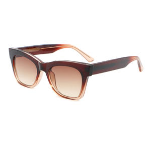 2025新しいトレンディなスクエアサングラス人気PC + CP素材フレームスタイルパーソナライズされたサンメガネ - Product Image 4