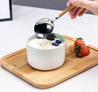 Unicasa 8 Oz Creme Brulee Ramekins Keramische Ijskom Met Dessertlepel En Fruit