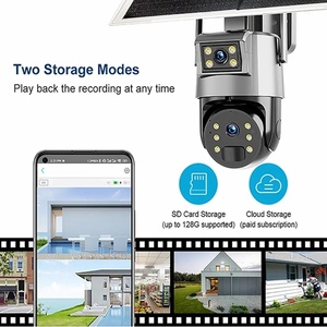 Ubox Wireless Pan Tilt Zoom Motion Detection Wifi Solar Panel Powered 4g Cctv Camera 4k Ptz <b>Security</b> Outdoor Sim A30 - Product Image 6