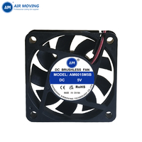 Ventilateurs axiaux sans balais silencieux AM6015M5B à roulement hydraulique 12V 60*60*15mm DC6015
