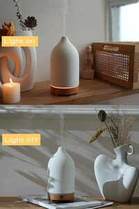 Difusor de Aceites Esenciales Portátil USB de Cerámica con Diseño de Madera, Humidificador de Doble Uso para Oficina y Dormitorio, Venta al Por Mayor - Product Image 4