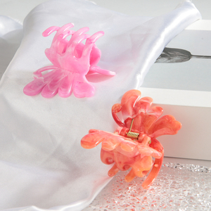Patrón de mármol gradual de fábrica, hermosos accesorios para el cabello, garra para el cabello, pinzas para la mandíbula de concha de tortuga de mariposa para niñas y mujeres - Product Image 4