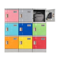Armoire en plastique assemblée Zhongyi taille personnalisée plusieurs couleurs salle de sport ABS casier piscine armoire de rangement pour gymnase