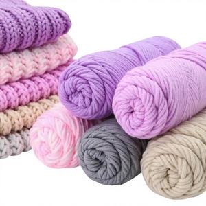 Hilo Fantasía de 8 Cabos Teñido, Antipilling, Cómodo, Transpirable, Cálido, para Tejer a Mano Bufandas DIY, Grosor Medio, 100% Acrílico - Product Image 3