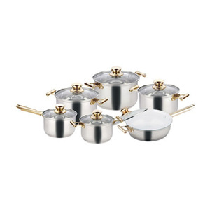 Utensilios <span class=keywords><strong>de</strong></span> cocina <span class=keywords><strong>de</strong></span> acero inoxidable <span class=keywords><strong>de</strong></span> diseño clásico, cazuelas, juego <span class=keywords><strong>de</strong></span> cena chino con sartén y <span class=keywords><strong>ollas</strong></span>/sartenes para cocinar - Product Image 1