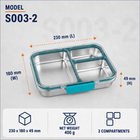 Boîte à bento Risheng OEM ODM, mignonne, légère, compatible micro-ondes, sans BPA, avec couvercle en plastique, 3 compartiments, pour nouveau-nés et tout-petits, anti-fuite, pour aliments