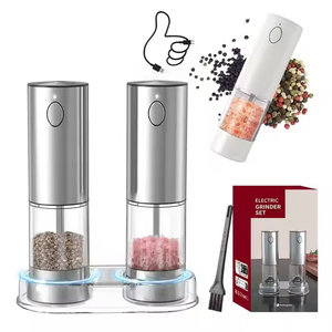 Molinillo de Pimienta Automático Profesional 2 en 1, 95 ml de Capacidad, con Luz LED y 5 Niveles de Ajuste de Grosor - Product Image 5