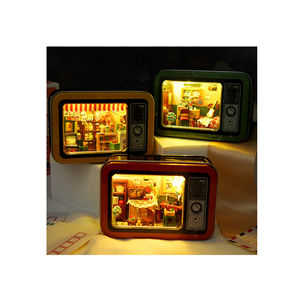 Boîte en fer blanc faite à <span class=keywords><strong>la</strong></span> main souvenirs <span class=keywords><strong>d</strong></span>'<span class=keywords><strong>enfance</strong></span> modèle bricolage <span class=keywords><strong>maison</strong></span> de poupée jouets créatifs pour enfants cadeaux <span class=keywords><strong>d</strong></span>'anniversaire - Product Image 1