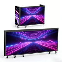 Pantalla Plegable de 6 Paneles para Recepción/Stand de DJ, Apta para Uso en Interiores y Exteriores; Plegable para un Fácil Almacenamiento
