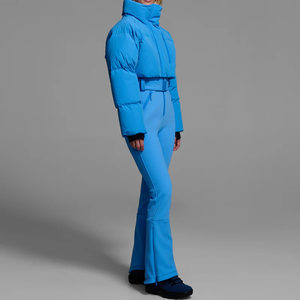Traje de Esquí de Una Pieza para <span class=keywords><strong>Mujer</strong></span> CONMR con Diseño con Capucha, Materiales Impermeables, Resistentes al Viento y Transpirables, y Aislamiento Térmico - Product Image 5