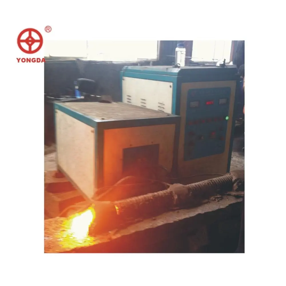 Machine de chauffage à induction, biche avec barre en acier inoxydable, alimentation automatique, 220 v, 120kw
