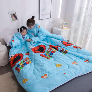 Couette d'hiver Offre Spéciale 100% Polyester pour enfants <span class=keywords><strong>et</strong></span> adultes, couette paresseuse avec manches pour cadeau de noël - Product Image 4