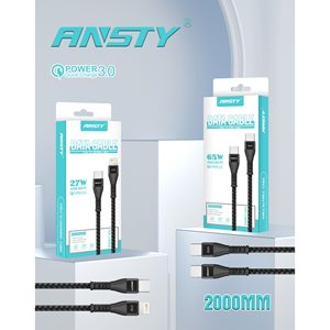 Cavo dati Ansty Type C a Light, 2000 mm, ricarica rapida 27W - Product Image 3
