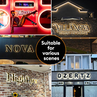 CARREY Sign Custom Led Sign Outdoor Company 3D Luminous Wall Signage Metal retroiluminado Channel Letter 3D Business Sign Logo