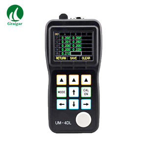 Alat Pengukur Ketebalan Logam Ultrasonik UM-4DL Pengukur Ketebalan Ultrasonik Rentang 0,60mm hingga 508mm - Product Image 6