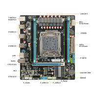 Esonic Motherboard, Motherboard esdengan prosesor Kombo LGA2011 4 * DDR4 untuk Intel V3 Xeon E5