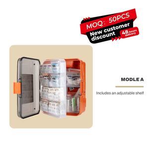 코뿔소 구조 야외 의료 상자 생존 키트 ABS PP 벽걸이 응급 의료 용품 응급 처치 키트 - Product Image 5