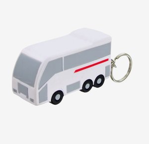 Llavero Antiestrés Personalizado para Autobús Turístico con Logotipo Impreso, Regalo Promocional al por Mayor para Viajes - Product Image 1