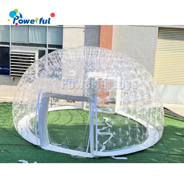 Outdoor tragbare kunden spezifische transparente aufblasbare Kuppel Schwimmbad abdeckung Zelt und Blasen zelt für den Winter