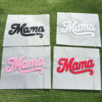 Patchs brodés en chenille personnalisés, patchs logo thermocollants, patchs moelleux pour t-shirts et vêtements