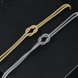 Pulseras <span class=keywords><strong>de</strong></span> Plata <span class=keywords><strong>de</strong></span> Ley 925 con Nudo <span class=keywords><strong>de</strong></span> <span class=keywords><strong>Amor</strong></span> <span class=keywords><strong>y</strong></span> Cadena <span class=keywords><strong>de</strong></span> Serpiente, Pulseras Infinitas Chapadas en Oro, Pulseras <span class=keywords><strong>de</strong></span> <span class=keywords><strong>Amor</strong></span> <span class=keywords><strong>y</strong></span> <span class=keywords><strong>Amistad</strong></span> para Mujer - Product Image 2