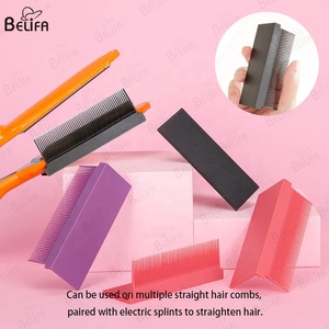 Piastra per Capelli Elettrica Bestseller, Pettini Riscaldati in Fibra di Carbonio, Strumento per lo Styling e la Stiratura dei Capelli, Pettine Piatto - Product Image 6