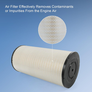 Filtre à air du moteur pour <span class=keywords><strong>Kenworth</strong></span> T800W <span class=keywords><strong>W900</strong></span>, Peterbilt 379 379X 389, remplace P534925 OE - Product Image 5