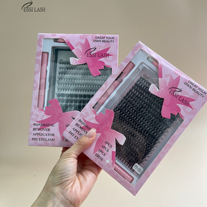 Kit Extension Ciglia Fai da Te, Ciglia a Ciuffetti 60D 80D C D Curl, Mix 8-16mm - Product Image 6