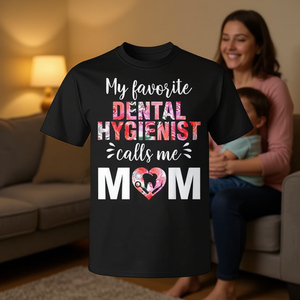 Camiseta: Mi higienista dental favorita me llama mamá - Product Image 3