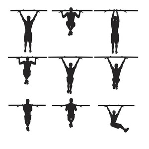 Attrezzatura Fitness da Interno: <span class=keywords><strong>Barra</strong></span> per <span class=keywords><strong>Trazioni</strong></span> a Muro in Acciaio con Barre Singole/Doppie, Installazione su Porta, Modello Senza Trave Trasversale - Product Image 5