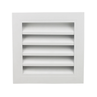 Grille de ventilation décorative pour climatisation, en aluminium, pour mur extérieur