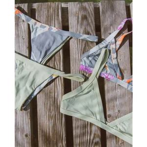 Traje de Baño Bikini Personalizado OEM, Conjunto de Bikini de Cintura Alta con Estampado, Micro Bikini de Tanga para Mujer 2023 - Product Image 6