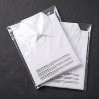 Sacs d'emballage transparents en plastique pour vêtements, pochettes poly transparentes pour pulls, gilets, textiles et expédition