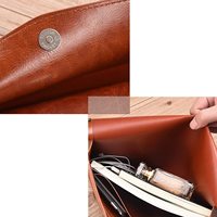Sac de documents professionnel en cuir PU A4 avec logo personnalisé, grande capacité, mallette étanche, impression numérique, marque OEM&ODM
