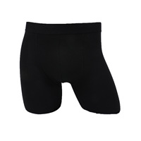 Haute qualité mode tendance allongée frottement respirant jambe coton sport hommes Boxer slips hommes sous-vêtements logo personnalisé tronc