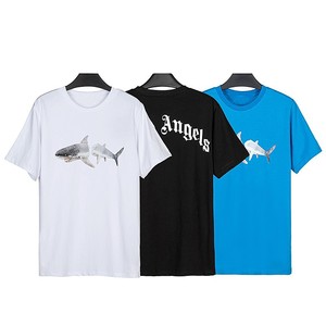 Maglietta larga da <span class=keywords><strong>uomo</strong></span> senza colletto Casual in Jersey di <span class=keywords><strong>cotone</strong></span> 240 grammi Anti-Pilling con maniche corte - Product Image 1