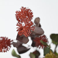 Bunga Rumput Dandelion Buatan Sutra Grosir 85cm, Buket Bunga Gaya Modern untuk Dekorasi Pernikahan, Wisuda, Paskah
