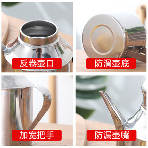 Stainless Steel Oil Bottle 201 <b>Material</b> Leak Proof Kitchen <b>Storage</b> For Soy Sauce Vinegar Cooking Oil Container - Product Image 4