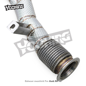 Odm 4 Để 1 Tiêu Đề Đa Năng Cho Audi R8 V8 4.2L Hiệu Suất 2007 2016 Xe Ống Thép Không Gỉ Hệ Thống Ống Xả Âm Thanh Năng Động - Product Image 5