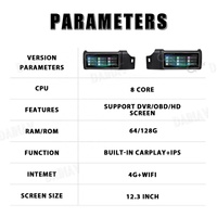 Reproductor Multimedia con Navegación GPS de 12.3 Pulgadas y Android 12 para Range Rover Vogue L405 2013 2014 2015 2016 2017 2018 2019 2020, 128 GB