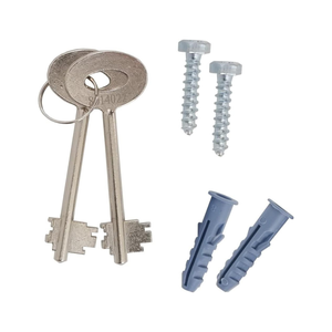 Đơn giản đôi bắt vít an ninh thép nhỏ nhỏ an toàn hộp cơ khí nhà an toàn với các phím cửa hàng có giá trị - Product Image 6