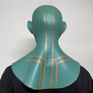 Masques de tête d'animal singe en silicone réaliste pour fêtes, couvre-tête complet pour Cosplayer, accessoire de <span class=keywords><strong>film</strong></span>, de télévision et d'acteur - Product Image 4