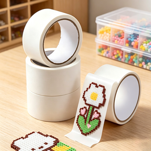 Cinta Adhesiva de Vinilo de Doble Cara, Resistente y Personalizada, con Adhesivo Termofusible para Manualidades, Rollo Autoadhesivo OEM - Product Image 6
