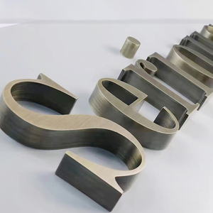 Nhà máy nóng bán Kim Loại Lớn không phát sáng chữ giá thấp tùy chỉnh <span class=keywords><strong>3D</strong></span> rắn cửa hàng thư dấu hiệu cho cửa hàng kinh doanh - Product Image 4